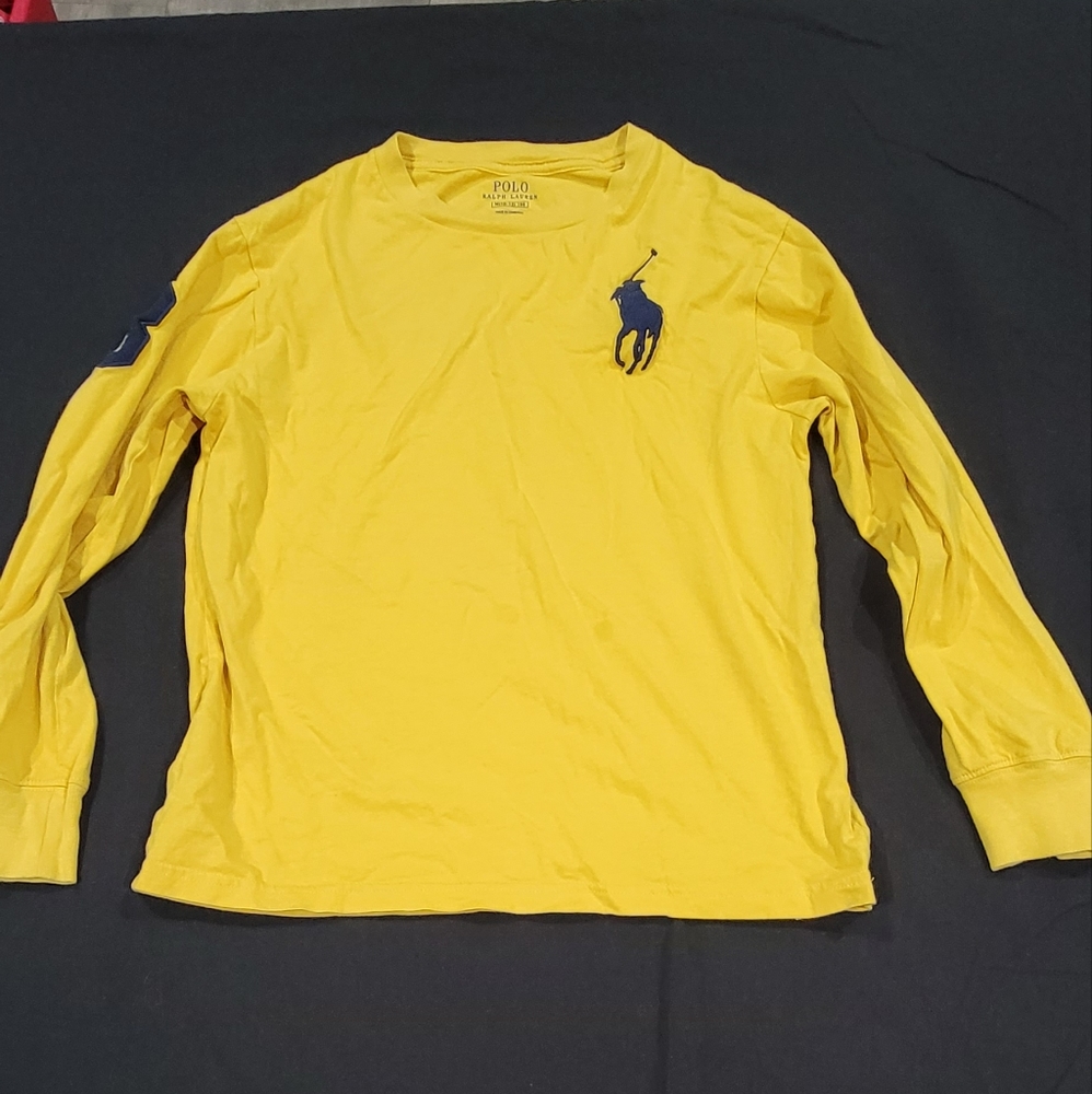 Yellow Long Sleeve Ralph Lauren Tee
